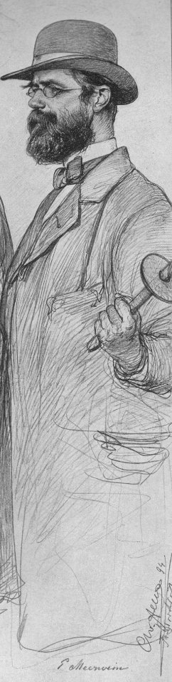 Allers, Christian Wilhelm - Rathausbaumeister Detail Meerwein- Hamburger Kunsthalle