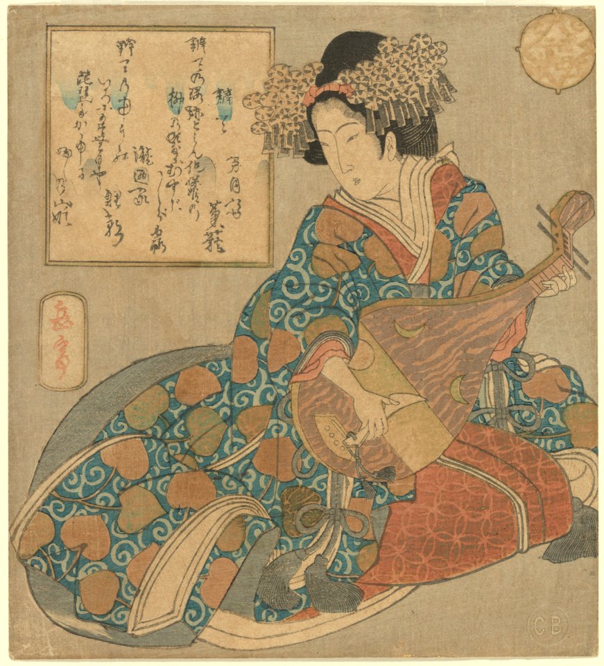 Allusions to the Seven Lucky Gods - Benten (facsimile) (CBL J 2092)