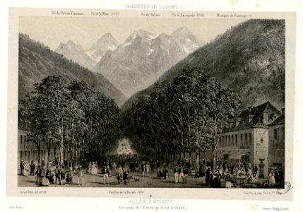 Allée d'Etigny - Vue prise de l'Entrée de la rue Le Grand - Fonds Ancely - B315556101 A PETIT 1 011
