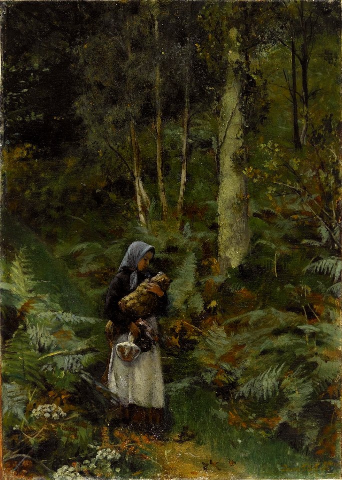 Brooklyn Museum - With a Babe in the Woods - Lady Laura Theresa Alma-Tadema