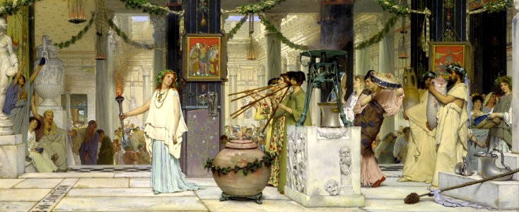 Lawrence Alma-Tadema - The vintage festival - Google Art Project