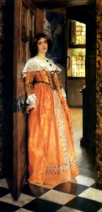Laura Theresa Alma-Tadema - At the Doorway