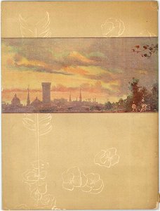Almanaque La Ilustración Española y Americana 1904, back cover by Mariano Pedrero