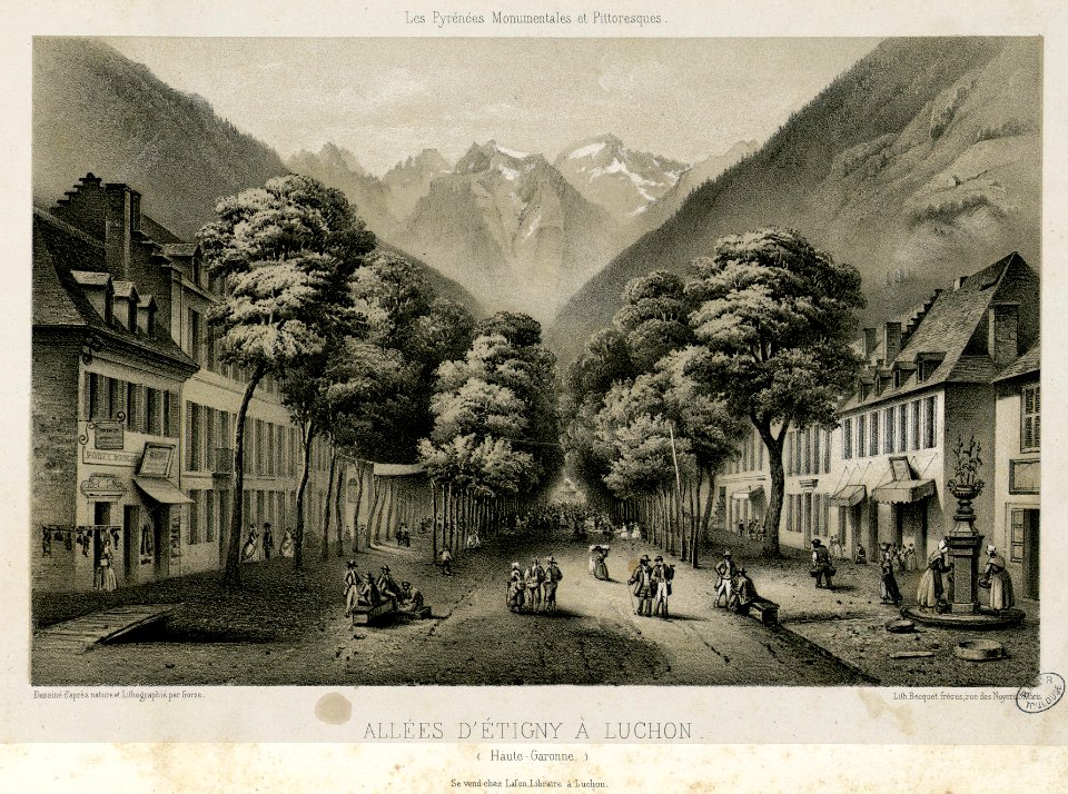 Allées d'Etigny à Luchon (Haute-Garonne) - Fonds Ancely - B315556101 A GORSE 3 005