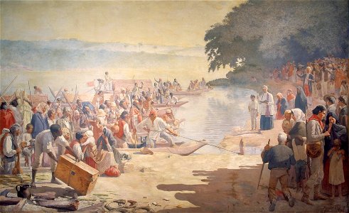 Almeida Júnior - Partida da Monção, 1897