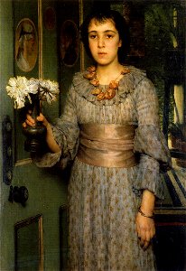 Lawrence Alma-Tadema - Portrait of Anna Alma Tadema, 1883 (Royal Academy of Arts)