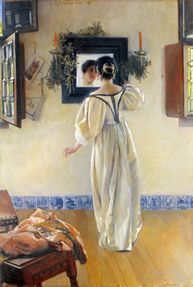 Laure Alma Tadema, Knock at the Door