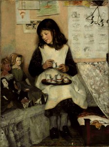 Laura Theresa Alma-Tadema - The tea party