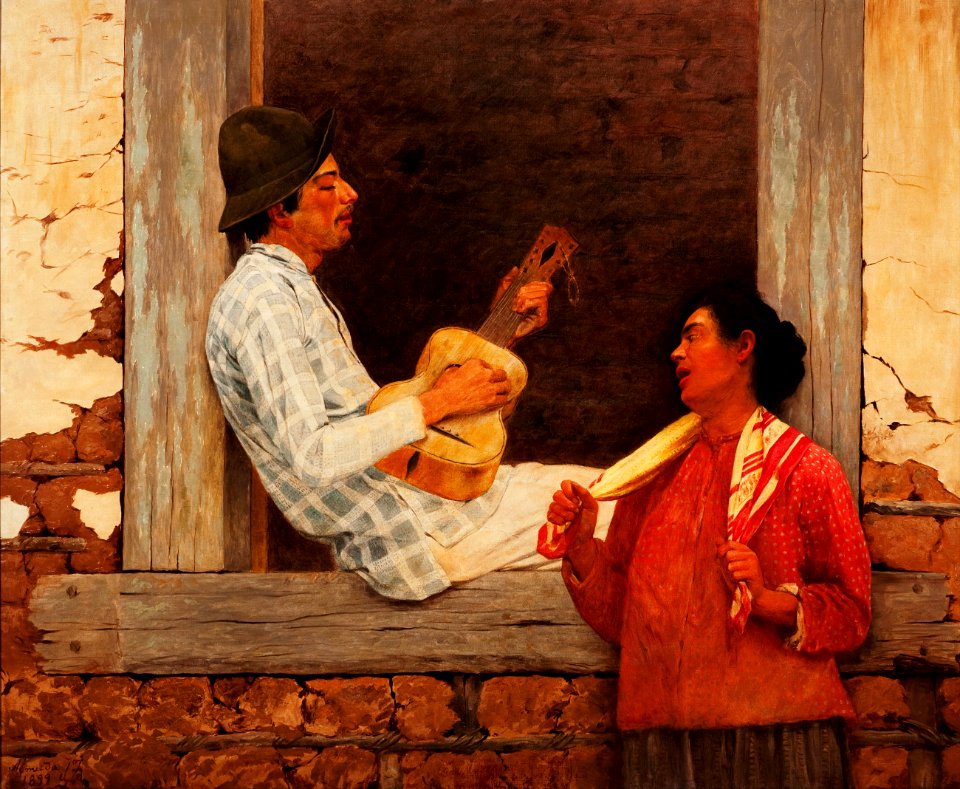 Almeida Júnior - O Violeiro (1899)