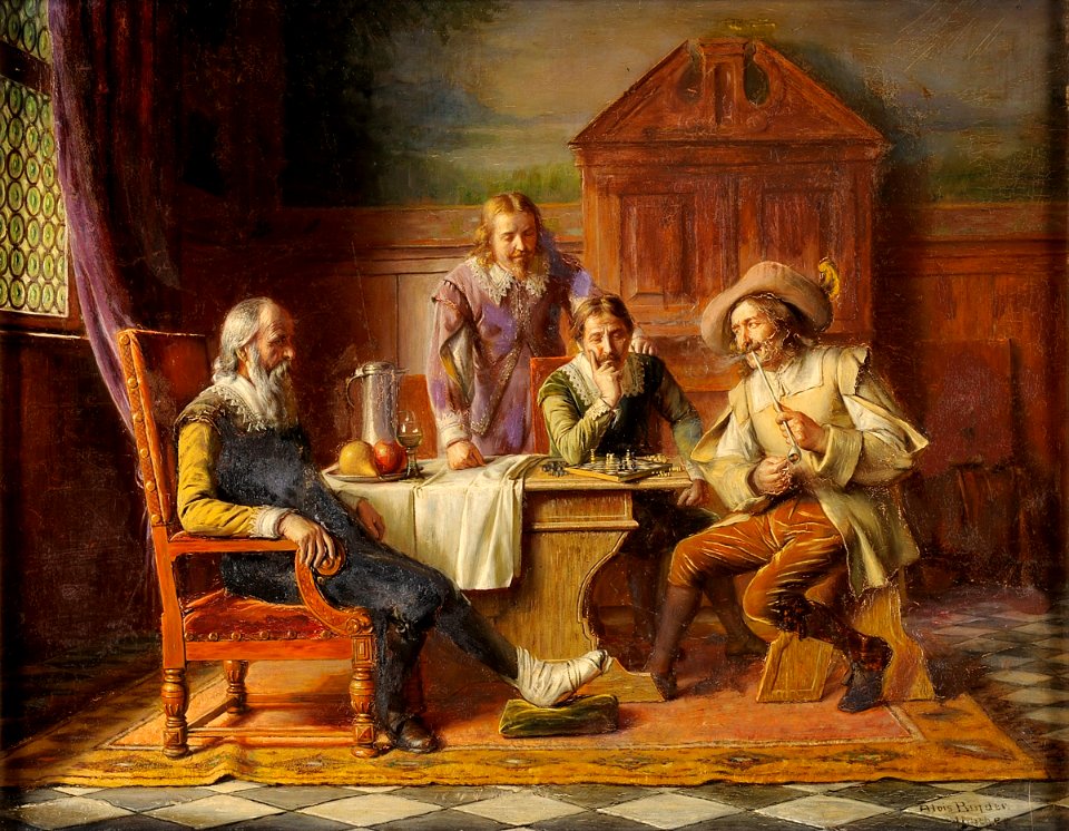 Alois Binder Die Schachpartie