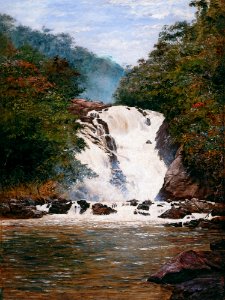 Almeida Júnior - Votorantim Waterfall - Google Art Project. Free illustration for personal and commercial use.