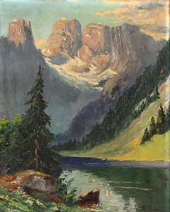 Alois Hernick - Gebirgslandschaft