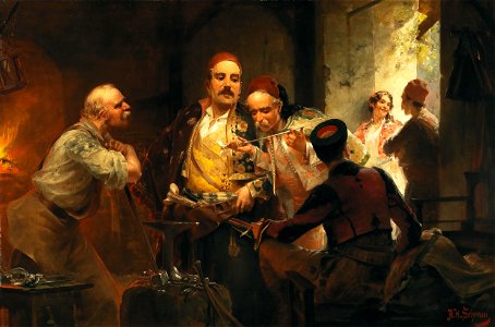 Alois Hans Schram - At the bladesmith’s