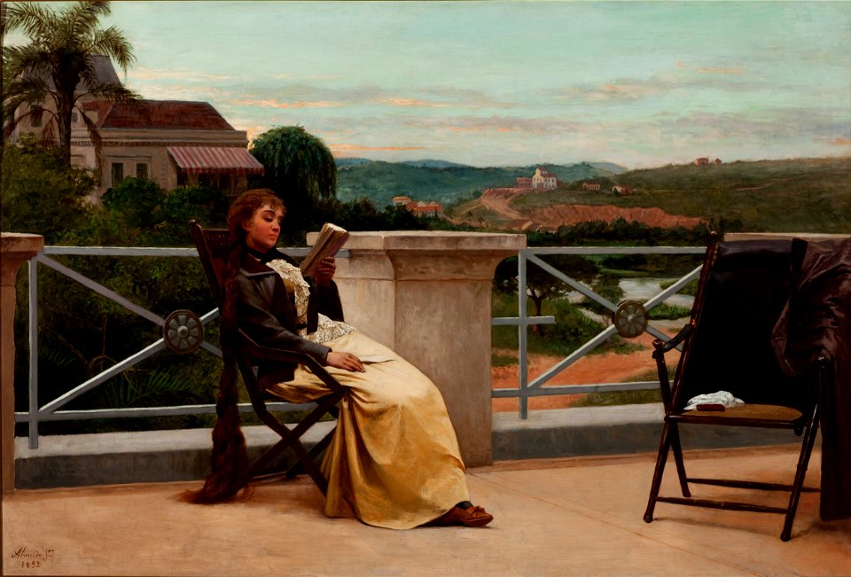 Almeida Júnior - Reading - Google Art Project