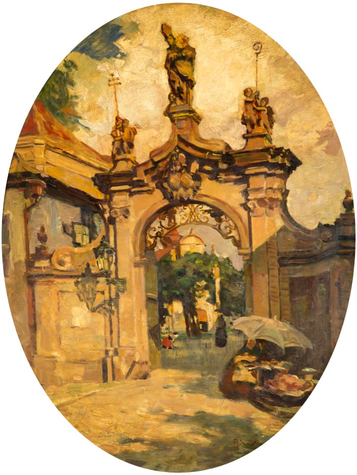 Alois Wierer - The Gate of Strahov Monastery