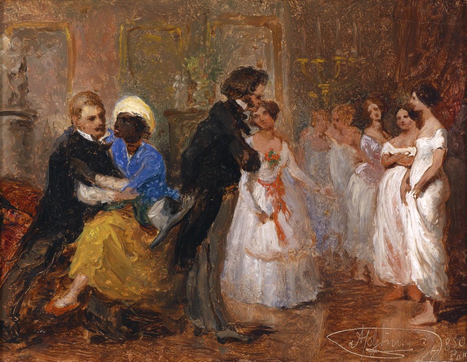 Alois Schönn Galante Damen 1850