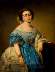 Alojzy Rejchan - Portrait of Leontyna Aniela Aszpergerówna - MNK II-a-268 - National Museum Kraków