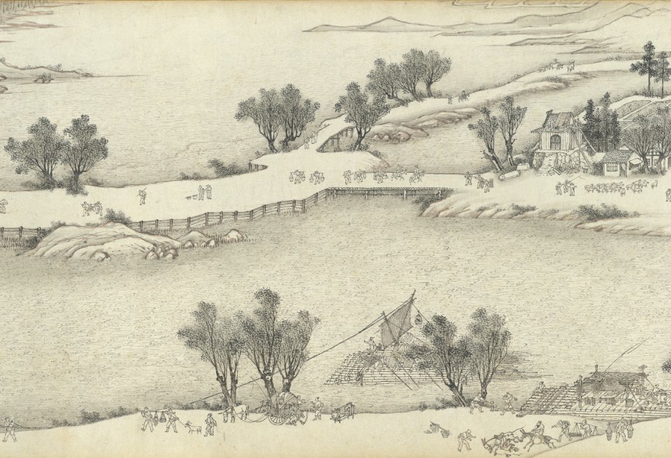 Along the River During the Qingming Festival (by Shen Yuan) 07