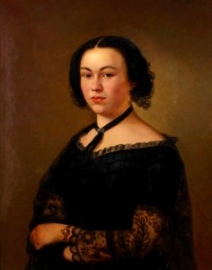 Alois Julius Paschek Damenporträt 1855