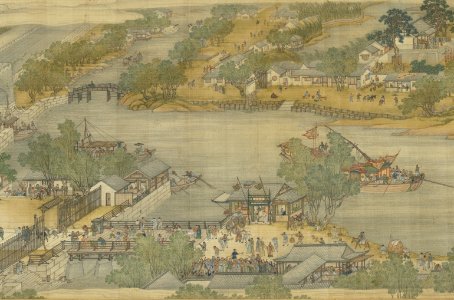Along the River During the Qingming Festival (Qing Court Version) 10
