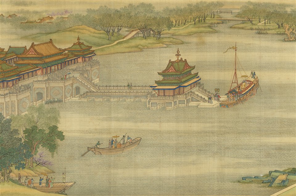 Along the River During the Qingming Festival (Qing Court Version) 21