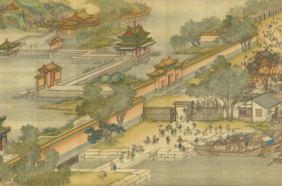 Along the River During the Qingming Festival (Qing Court Version) 18