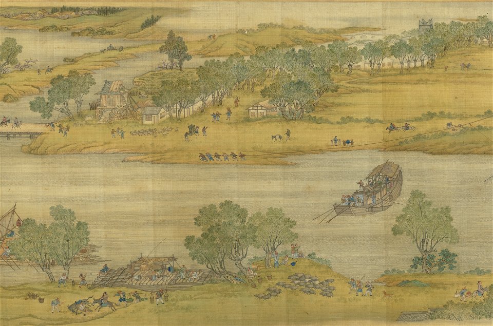 Along the River During the Qingming Festival (Qing Court Version) 06