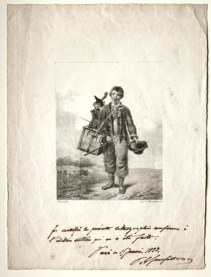 Alois Senefelder (German, 1771-1834) - Organ-Grinder Boy - 1966.431 - Cleveland Museum of Art