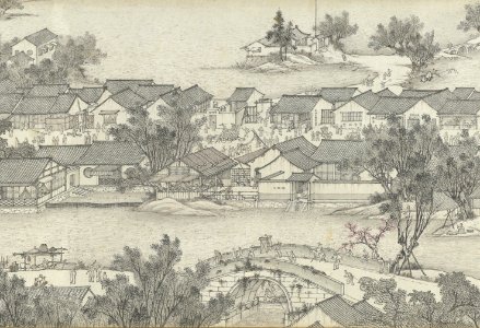Along the River During the Qingming Festival (by Shen Yuan) 18