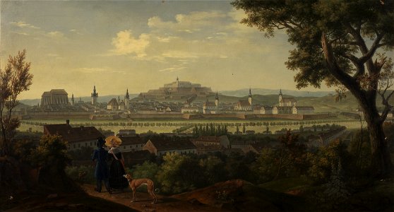 Alois von Saar - Brünn mit Spielberg - 7857 - Kunsthistorisches Museum