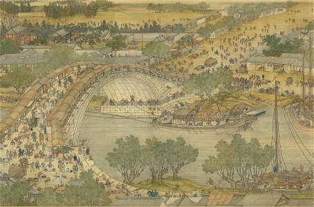 Along the River During the Qingming Festival (Qing Court Version) 08