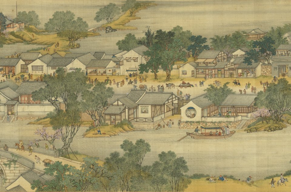 Along the River During the Qingming Festival (Qing Court Version) 16