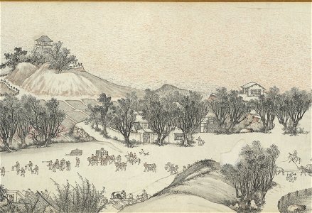 Along the River During the Qingming Festival (by Shen Yuan) 03