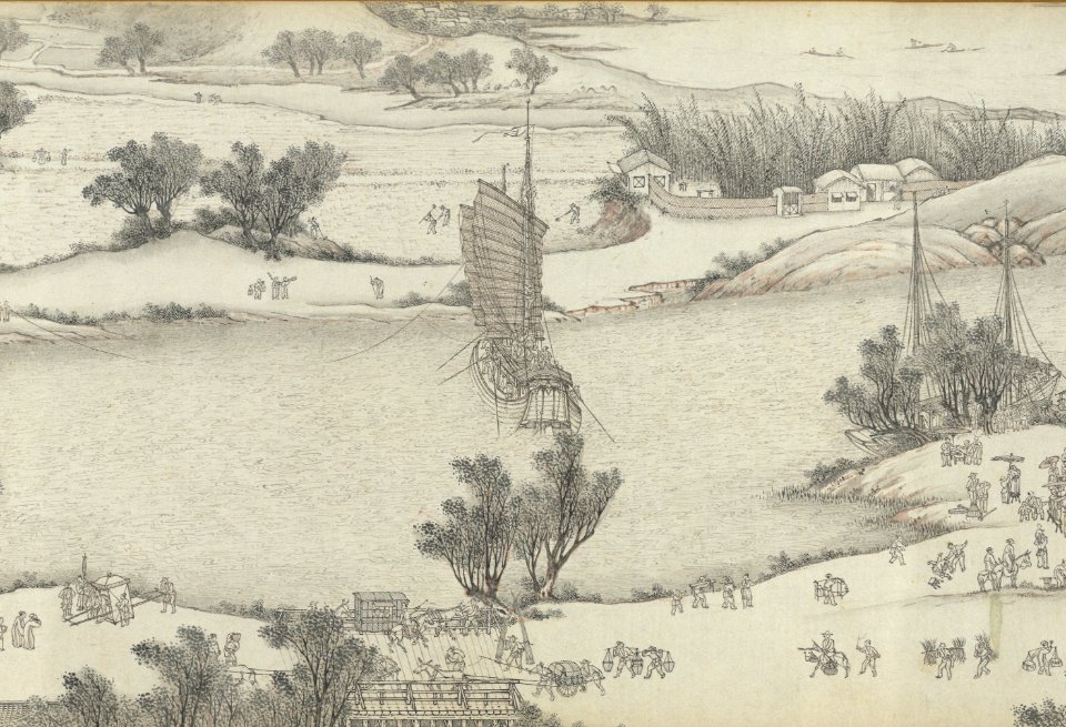 Along the River During the Qingming Festival (by Shen Yuan) 05