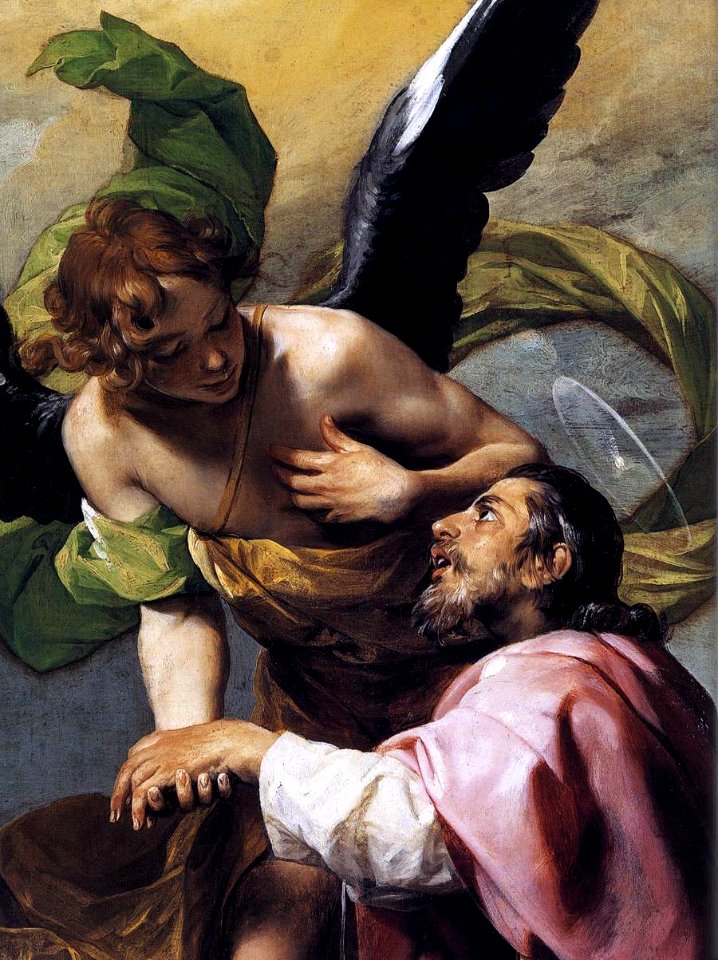 Alonso Cano - Saint John the Evangelist's Vision of Jerusalem (detail) - WGA04004