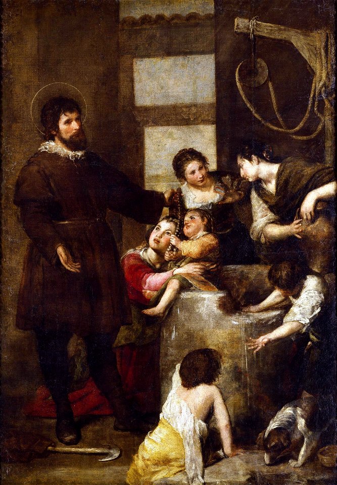 Alonso Cano - The Miracle at the Well - WGA3998