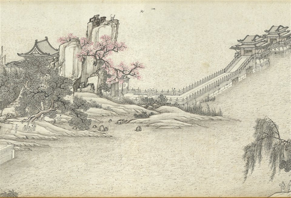 Along the River During the Qingming Festival (by Shen Yuan) 21