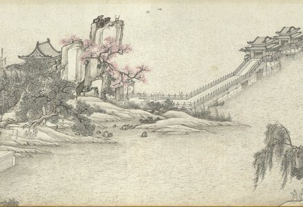 Along the River During the Qingming Festival (by Shen Yuan) 21. Free illustration for personal and commercial use.