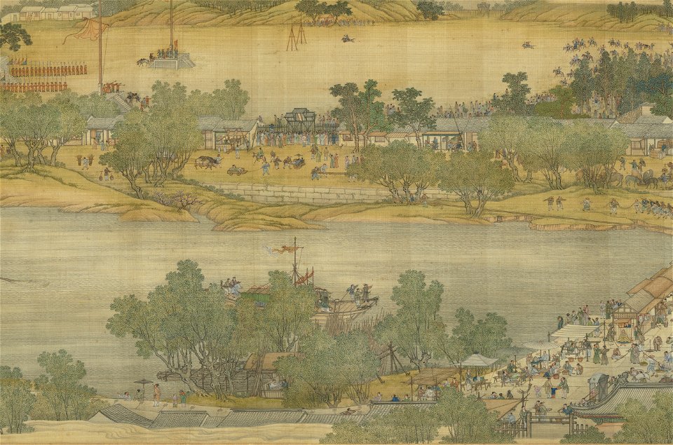 Along the River During the Qingming Festival (Qing Court Version) 09