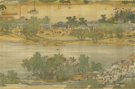Along the River During the Qingming Festival (Qing Court Version) 09