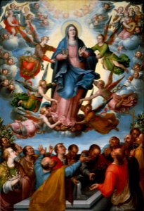 Alonso López de Herrera - The Assumption of the Virgin - Google Art Project. Free illustration for personal and commercial use.