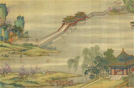 Along the River During the Qingming Festival (Qing Court Version) 19
