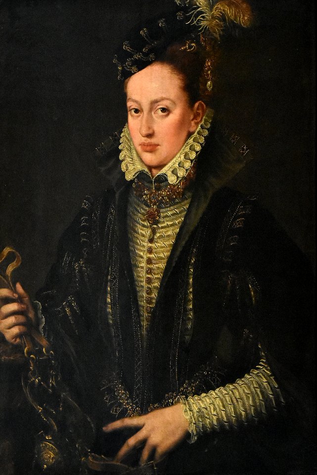 Alonso Sanchez Coello (1531-1588) Vermoedelijk portret van Margaretha van Parma KMSKB 29-01-2019