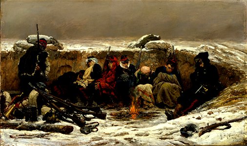 Alphonse de Neuville - In the Trenches - Walters 37118