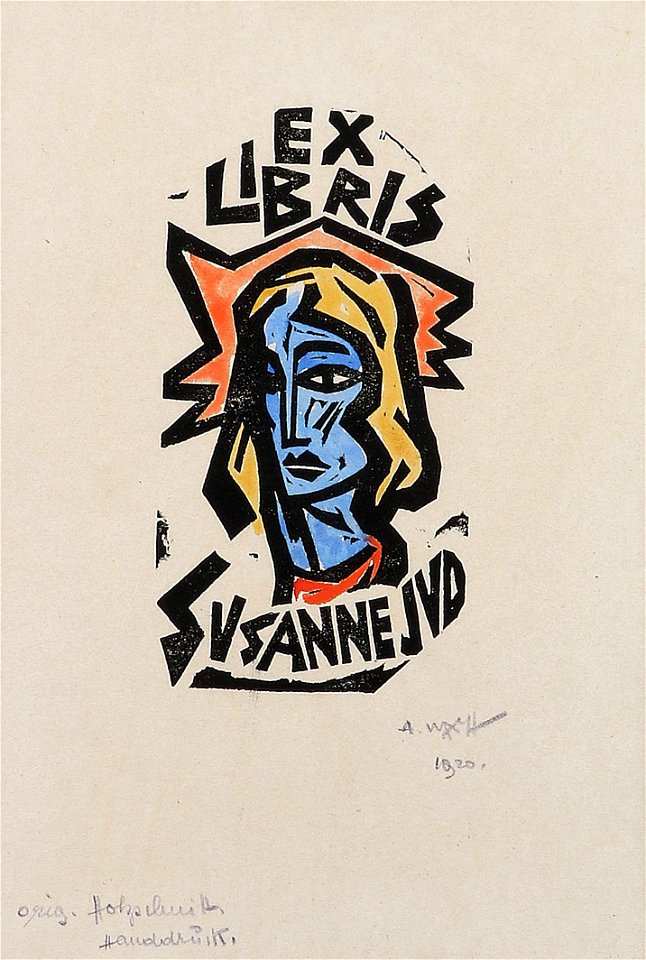 Aloys Wach Ex libris Susanne Jud