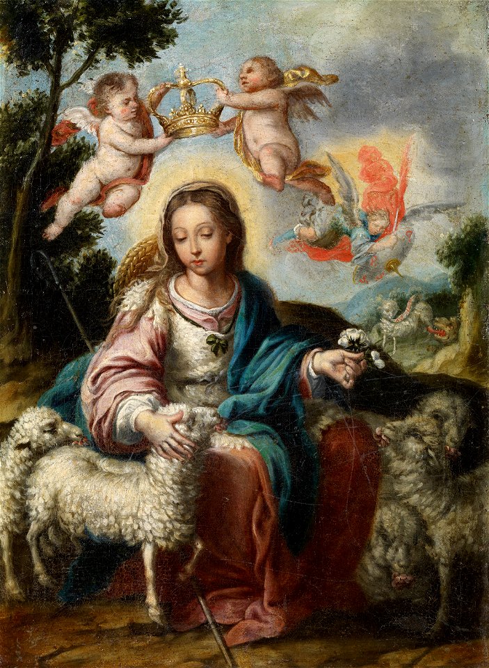 Alonso Miguel De Tovar Divine Shepherdess