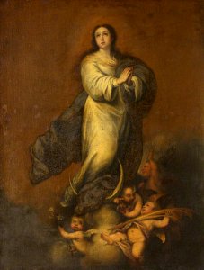 Alonso Miguel de Tovar (1678-1758) - The Immaculate Conception (after Bartolomé Esteban Murillo) - 20940 - National Trust. Free illustration for personal and commercial use.