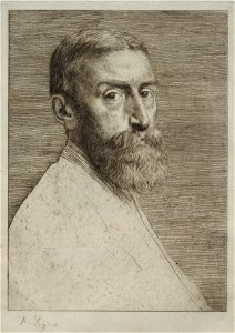 Alphonse Legros (French, 1837-1911) - Sir E. J. Poynter - 1944.386 - Cleveland Museum of Art