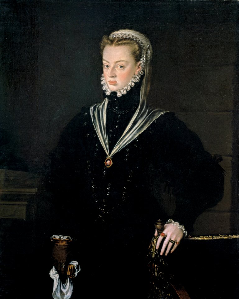 Alonso Sánchez Coello - Portrait of Juana of Austria, Princess of Portugal - Google Art Project