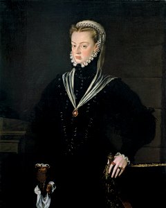 Alonso Sánchez Coello - Portrait of Juana of Austria, Princess of Portugal - Google Art Project